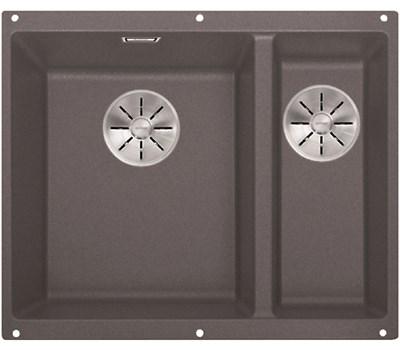 Blanco Subline 340/160-U k&oslash;kkenvask - Venstre - Klippegr&aring;