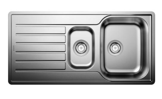 Blanco Lantos II 6S-IF UX k&oslash;kkenvask - Rustfrit st&aring;l