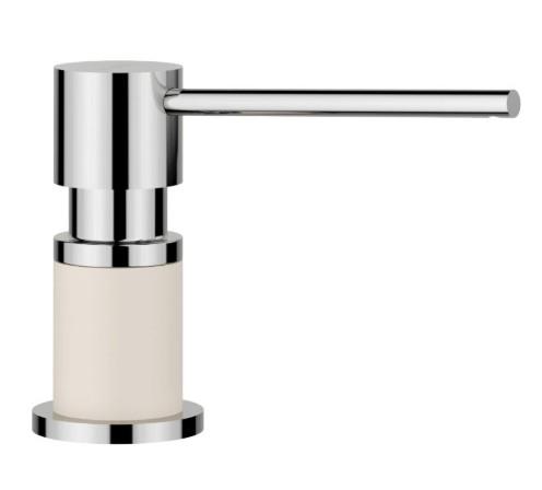 Blanco LATO s&aelig;bedispenser - Soft-white/krom