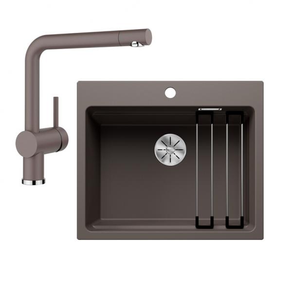 Blanco Etagon 6 køkkenvask m/Linus køkkenarmatur - Vulkangrå Blanco Etagon 6 køkkenvask m/Linus køkkenarmatur - Vulkangrå