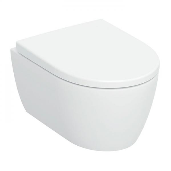 Geberit iCon kompakt væghængt toilet m/TurboFlush og toiletsæde Geberit iCon kompakt væghængt toilet m/TurboFlush og toiletsæde