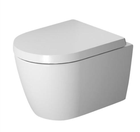 Duravit Me by Starck Compact Rimless væghængt toilet m/wondergliss - Hvid mat Duravit Me by Starck Compact Rimless væghængt toilet m/wondergliss - Hvid mat