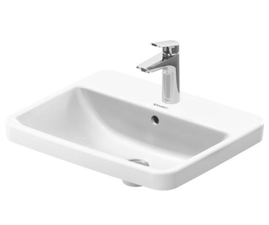 Duravit No. 1 55 håndvask t/nedfældning - 1 hanehul Duravit No. 1 55 håndvask t/nedfældning - 1 hanehul