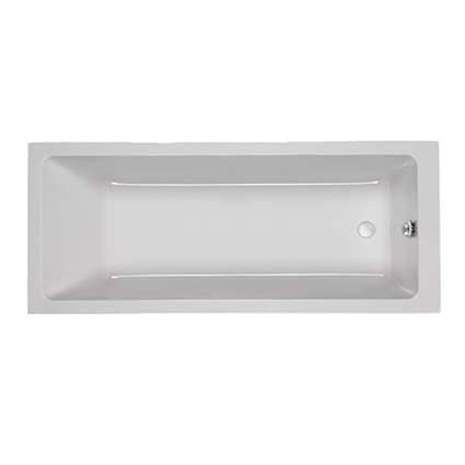 Str&oslash;mberg Quantum badekar t/indbygning - 150 x 70 - 1 rygl&aelig;n - m/Carronite