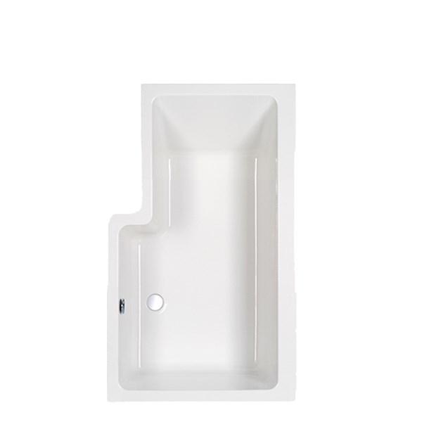 Str&oslash;mberg Quantum badekar t/brus - 170 x 70/85 - H&oslash;jre - 1 rygl&aelig;n