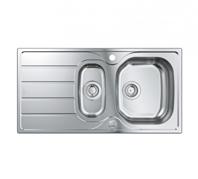 Grohe K200 k&oslash;kkenvask m/afl&oslash;bsbakke og skyllesk&aring;l