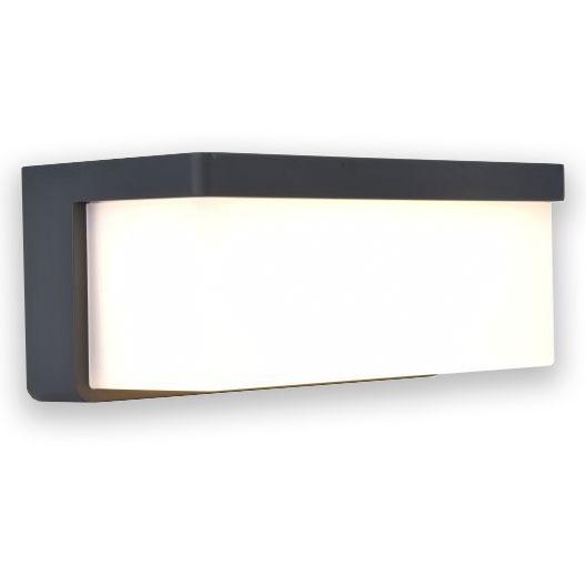 Lutec Solar Zelna udend&oslash;rslampe til v&aelig;g - M&oslash;rkegr&aring;