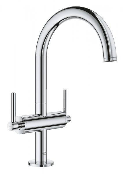 Grohe Atrio New håndvaskarmatur m/ pop-up bundventil - Krom Grohe Atrio New håndvaskarmatur m/ pop-up bundventil - Krom