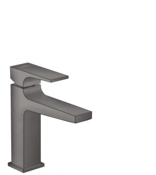Hansgrohe Metropol 110 armatur m/push-open bundventil - B&oslash;rstet sort krom