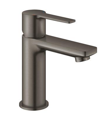 Grohe Lineare New h&aring;ndvaskarmatur m/push open bundventil - B&oslash;rstet hard graphite