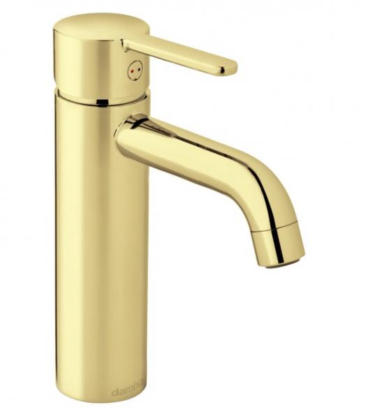 Damixa Silhouet M håndvaskbatteri u/bundventil - Poleret messing Damixa Silhouet M håndvaskbatteri u/bundventil - Poleret messing