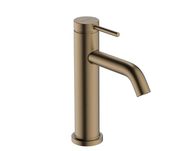 Hansgrohe Tecturis S 110 Ecosmart+ h&aring;ndvaskarmatur m/bundventil - B&oslash;rstet bronze