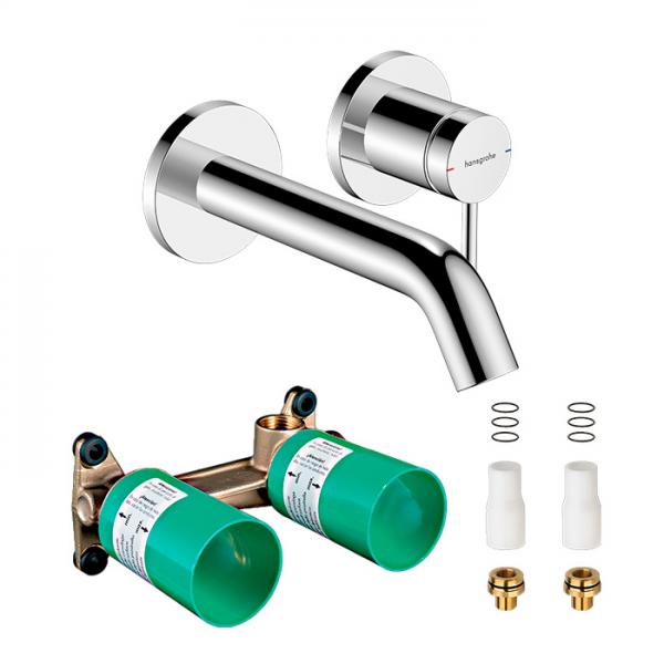hansgrohe Tecturis S komplet håndvaskarmatur til indbygning m/EcoSmart+ - 165 - Krom hansgrohe Tecturis S komplet håndvaskarmatur til indbygning m/EcoSmart+ - 165 - Krom