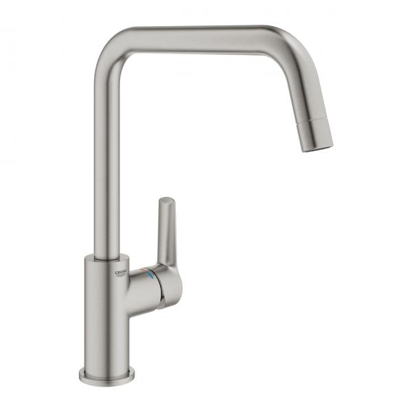 Grohe Start k&oslash;kkenarmatur m/L-tud - Steel