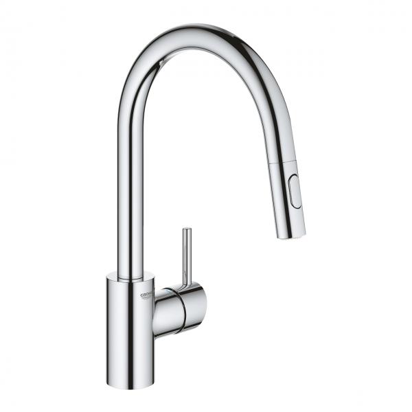 Grohe NEW Concetto køkkenarmatur m/udtræk og Dual spray - Krom Grohe NEW Concetto køkkenarmatur m/udtræk og Dual spray - Krom