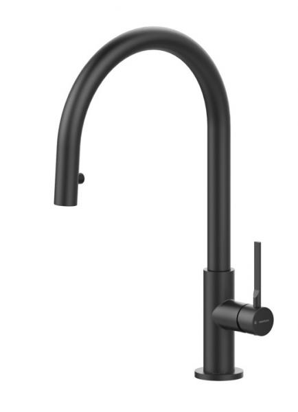 Cassøe Newform Maki køkkenarmatur m/udtræk - Mat sort Cassøe Newform Maki køkkenarmatur m/udtræk - Mat sort