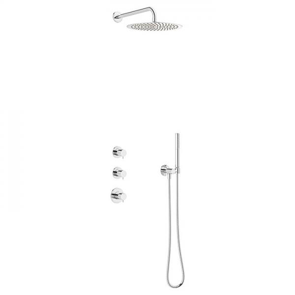 Damixa Iris XS 1 300 brusesæt til indbygning - Krom Damixa Iris XS 1 300 brusesæt til indbygning - Krom