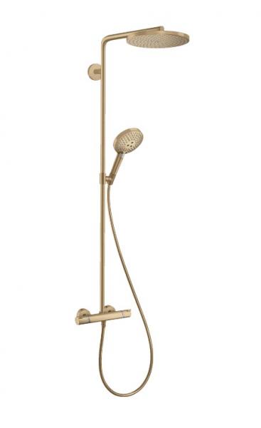 hansgrohe Raindance Select S 240 PowderRain brusesystem - B&oslash;rstet bronze