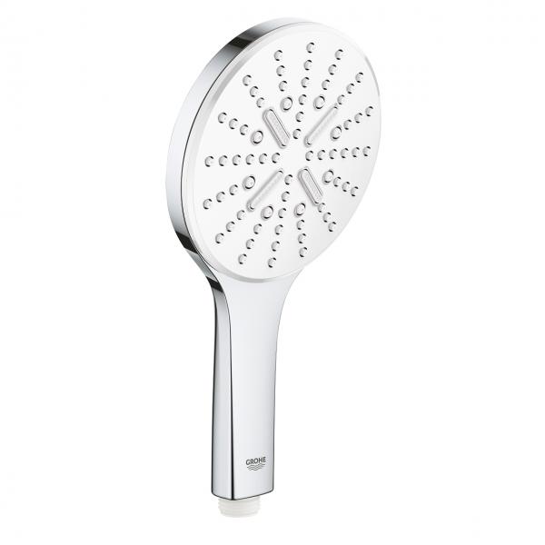 Grohe Rainshower SmartActive 130 h&aring;ndbruser - Hvid/krom