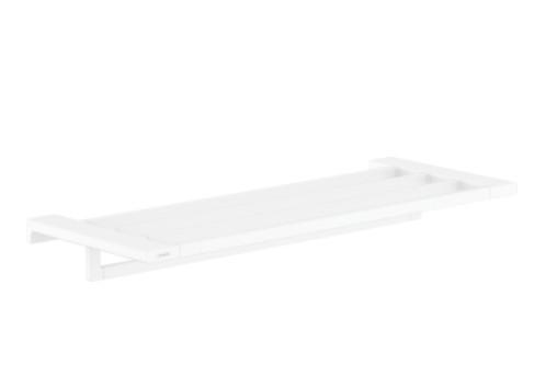 Hansgrohe AddStoris h&aring;ndkl&aelig;dehylde - Mat hvid
