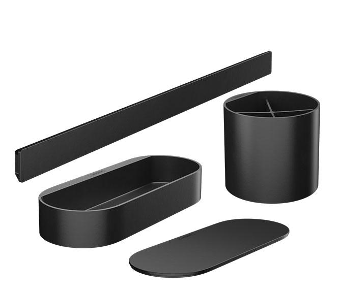 Hansgrohe WallStoris s&aelig;t til badev&aelig;relse - Mat sort