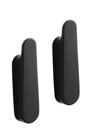 Pressalit Style h&aring;ndkl&aelig;dekrog - 2 stk - Mat sort