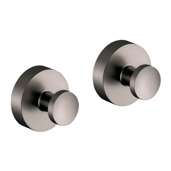 Damixa Zen h&aring;ndkl&aelig;dekrog m/roset 2 stk. - B&oslash;rstet grafitgr&aring;