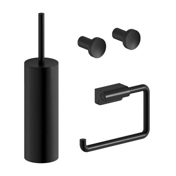 Damixa Zen tilbeh&oslash;rspakke til badev&aelig;relset - Mat sort