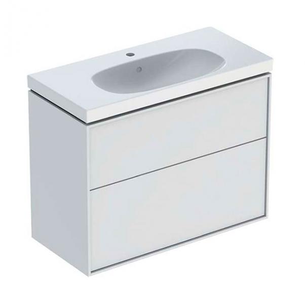 Ifö Sense Art 90 kompakt møbelpakke - Mat hvid Ifö Sense Art 90 kompakt møbelpakke - Mat hvid