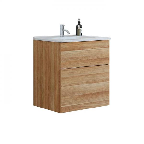 Dansani Luna 61 m&oslash;bels&aelig;t m/Kantate vask, h&oslash;j skuffe og indretning - Varm eg