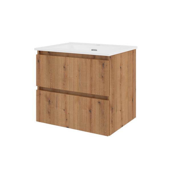 Sanibell Proline 60 m&oslash;bels&aelig;t m/lameller og 2 skuffer - Urban eg