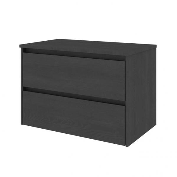 Sanibell Proline 81 underskab m/bordplade og skuffer - Sort eg