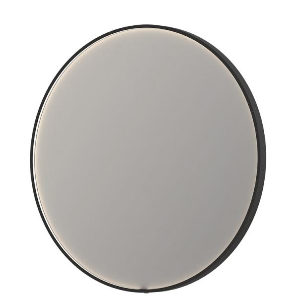 Sanibell Ink SP24 rundt spejl m/lys, varme og sensor Ø100 - Mat sort Sanibell Ink SP24 rundt spejl m/lys, varme og sensor Ø100 - Mat sort