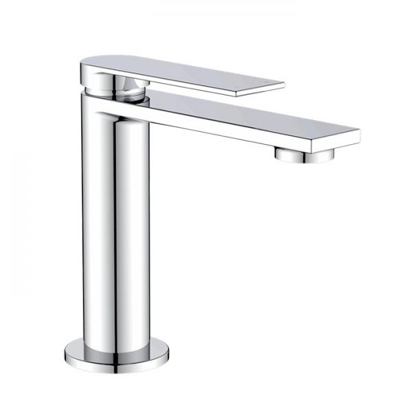 Cassøe Edge håndvaskarmatur m/pop-up bundventil - Krom Cassøe Edge håndvaskarmatur m/pop-up bundventil - Krom