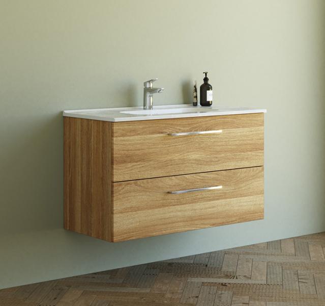 Dansani Mido+ 100 møbelsæt m/Kantate vask - Varm eg Dansani Mido+ 100 møbelsæt m/Kantate vask - Varm eg