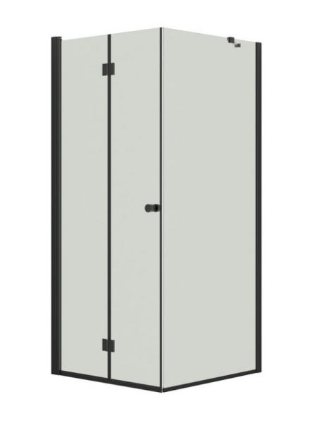 Dansani Match B+D 80x80 brusehj&oslash;rne - Klar glas/mat sort