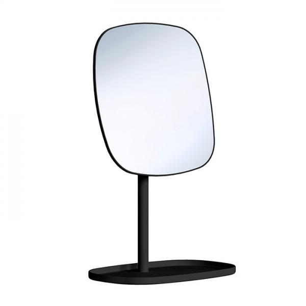 Beslagsboden Glow makeupspejl på fod m/bakke og 7x forstørrelse - Mat sort Beslagsboden Glow makeupspejl på fod m/bakke og 7x forstørrelse - Mat sort