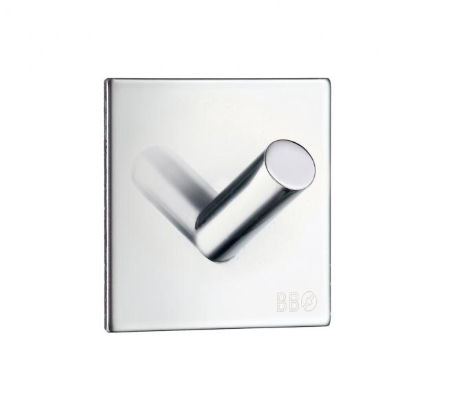 Beslagsboden firkantet selvkl&aelig;bende h&aring;ndkl&aelig;dekrog 45 - Krom