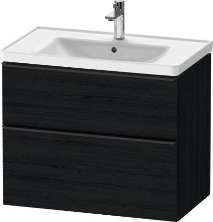 Duravit D-Neo 80 møbelsæt - Sort eg Duravit D-Neo 80 møbelsæt - Sort eg