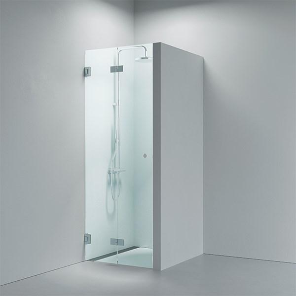 Strømberg Lucca 180 brusefoldedør, skræddersyet - Klart glas/krom Strømberg Lucca 180 brusefoldedør, skræddersyet - Klart glas/krom