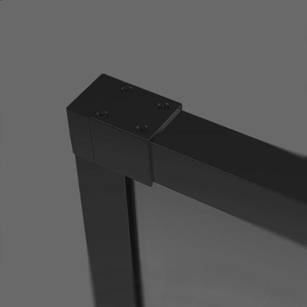 Str&oslash;mberg udvidelsesprofil til Slide 2005x20mm - Mat sort