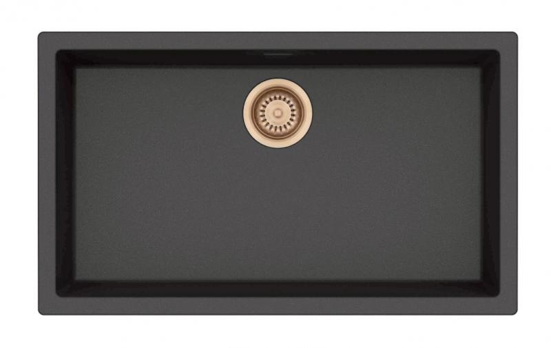 Lavabo Amsterdam 72 kompositkøkkenvask - Antracit/kobber Lavabo Amsterdam 72 kompositkøkkenvask - Antracit/kobber