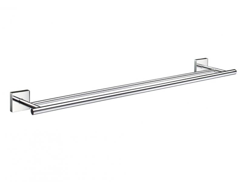 Smedbo House dobbelt h&aring;ndkl&aelig;destang - Krom