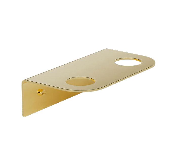 Toni Copenhagen dobbelt sæbeholder t/væg - Ægte messing Toni Copenhagen dobbelt sæbeholder t/væg - Ægte messing