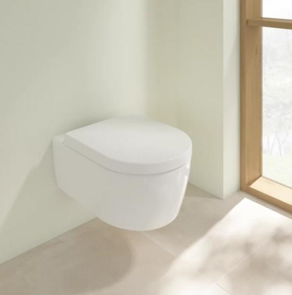 Villeroy & Boch Avento Rimless væghængt toilet inkl. sæde - Hvid Villeroy & Boch Avento Rimless væghængt toilet inkl. sæde - Hvid