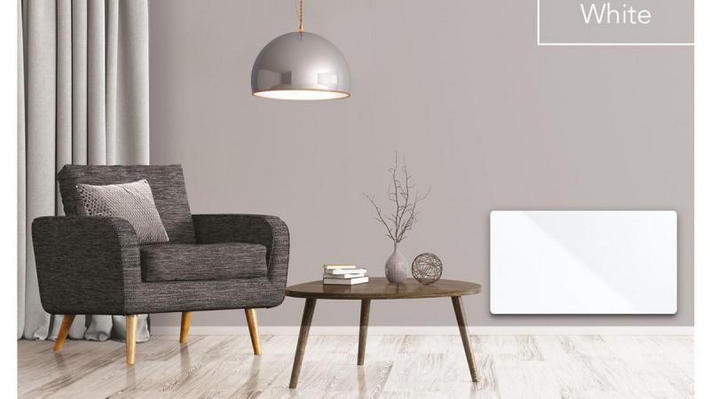 Nobø glas front 40 t/ 500W - Hvid Nobø glas front 40 t/ 500W - Hvid