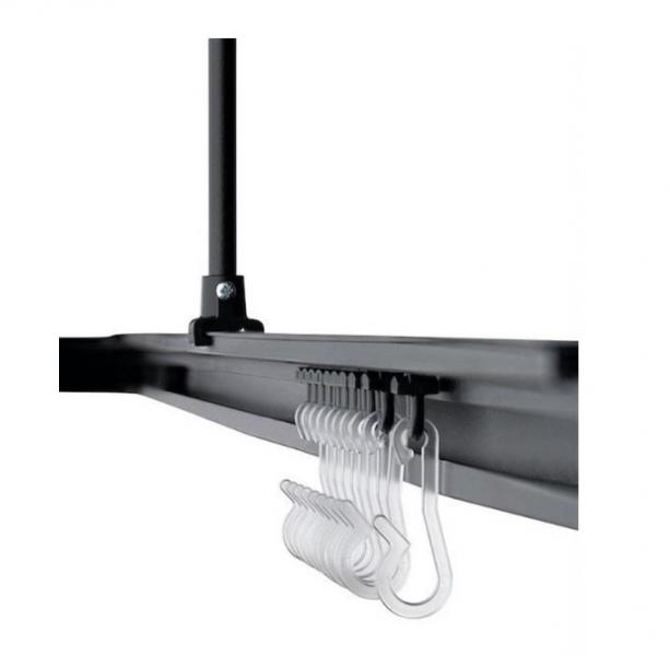 Leijma Stabil forh&aelig;ngsskinne - 90 x 170 - Mat sort