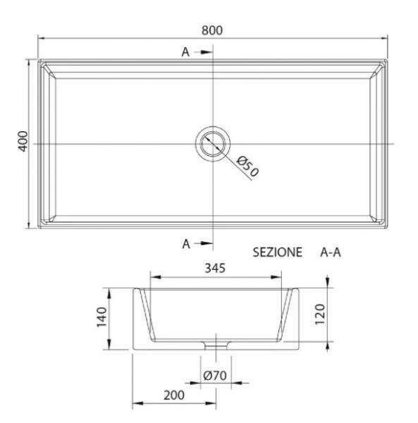 Eico Teorema 2.0 80 fritst&aring;ende bowlevask - Uden overl&oslash;b