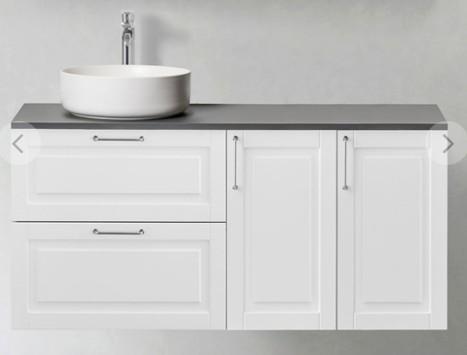 Hafa Grace underskabe m/60 cm skuffer og 2 x 30 sideskabe - Hvid mat rammefront Hafa Grace underskabe m/60 cm skuffer og 2 x 30 sideskabe - Hvid mat rammefront