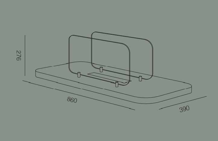 Rialto biopejs til bord Rialto biopejs til bord